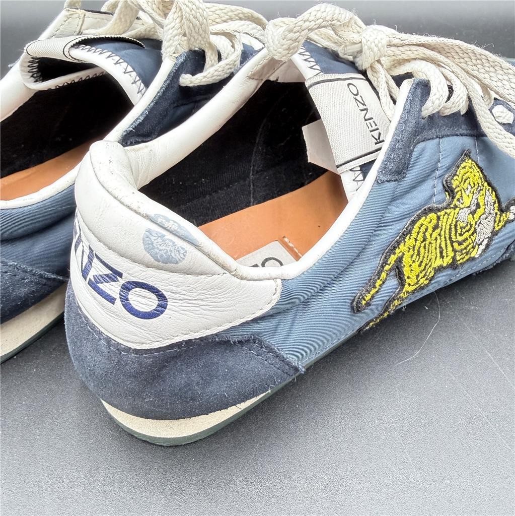 Kenzo Paris Tiger Move Blue Sneakers Size 41/US Men's 8/8.5 | eBay