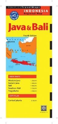 Java & Bali Travel Map Fourth Edition by Periplus Editions [Sheet map, folded]