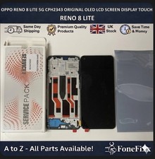 Genuine Oppo Reno 8 Lite 5G CPH2343 OLED LCD Screen Display Touch RENO 8 Lite