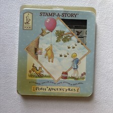 Vintage Winnie The Pooh 33pc Rubber Stamp Set All Night Media Stamp A Story