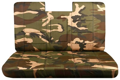 Fits 1987-1991 Ford F150 Front Bench w Armrest and molded HR truck seat covers