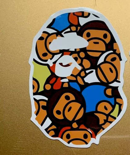supreme bape stickers