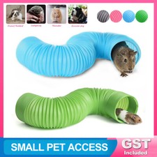 1/2x Small Animals Collapsible Play Tunnel Tube for Rabbit Ferret Guinea Pig Toy