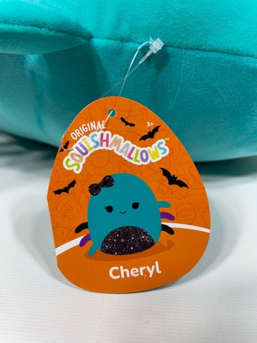 Squishmallows CHERYL SPIDER 14" Plush With Sparkle Bow And Belly - Picture 7 of 8