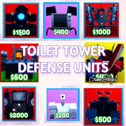 Toilet Tower Defense🚽TTD🚽TTD UNITS🚽ROBLOX🚽