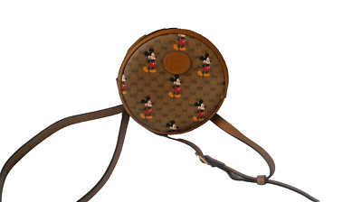 Gucci x Disney Micro GG Canvas Mickey Mouse Bag Round Backpack