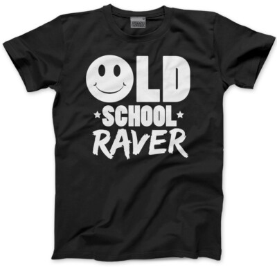T-Shirt Old School Raver Kinder Old School Raver T-Shirt 80er 90er Jahre Acid House RA