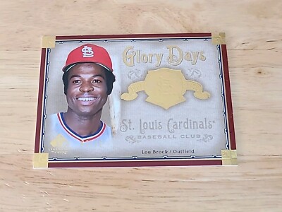 2005 SP Legendary Cuts Glory Days /75 Lou Brock #GD-LB HOF $$$