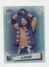 2021 TOPPS CHROME WWE WRESTLING IMAGE VARIATION - AJ STYLES #IV-1