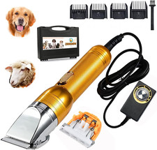 Heavy Duty Electric Pet Clippers for Thick Coats, Large Dogs, Horses & Livestock