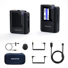 KIMAFUN 2.4G Wireless Lavalier Microphone Small and Lightweight External