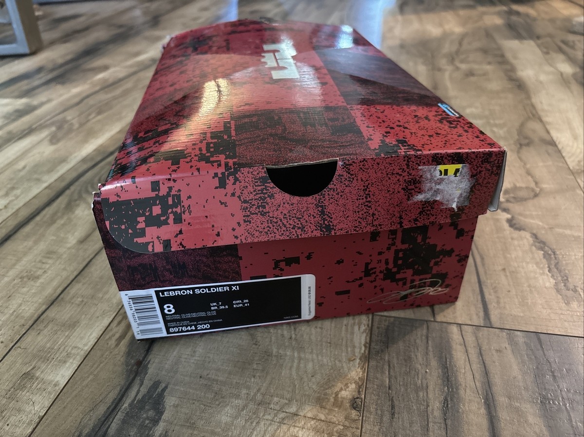Nike Lebron Soldier XI 897644 200 Shoe Box ONLY! Size 8
