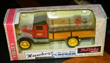 1931 HAWKEYE TRUE VALUE FLATBED DIE CAST BANK. 1:34 SCALE, LIMITED EDITION 
