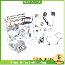 VVT Timing Chain Kit Water Pump w/ Camshaft For 2011-2017 Chevrolet Equinox 2.4L