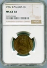 1907 Canada Large Cent — photo from another recent sale