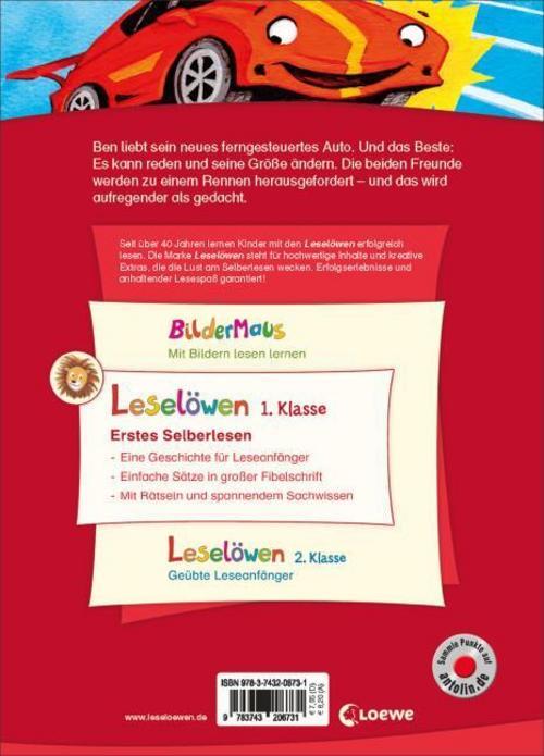 Thumbnail - Leselöwen 1. Klasse - Mein Freund, Das Rennauto Hans-peter Schneider