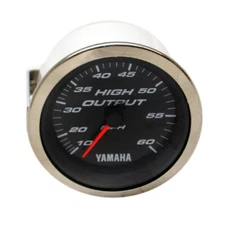 Yamaha Boat Speedometer 946480 | High Output 3 1/4 Inch Silver Black