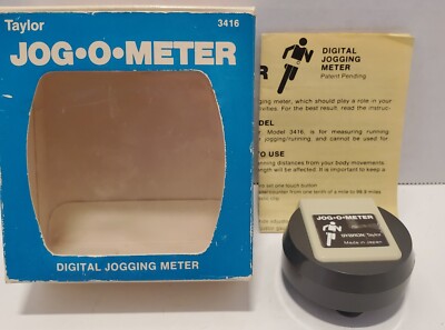 Retro Jogging Meter Taylor Jog-O-Meter Made in Japan Original Box Vintage