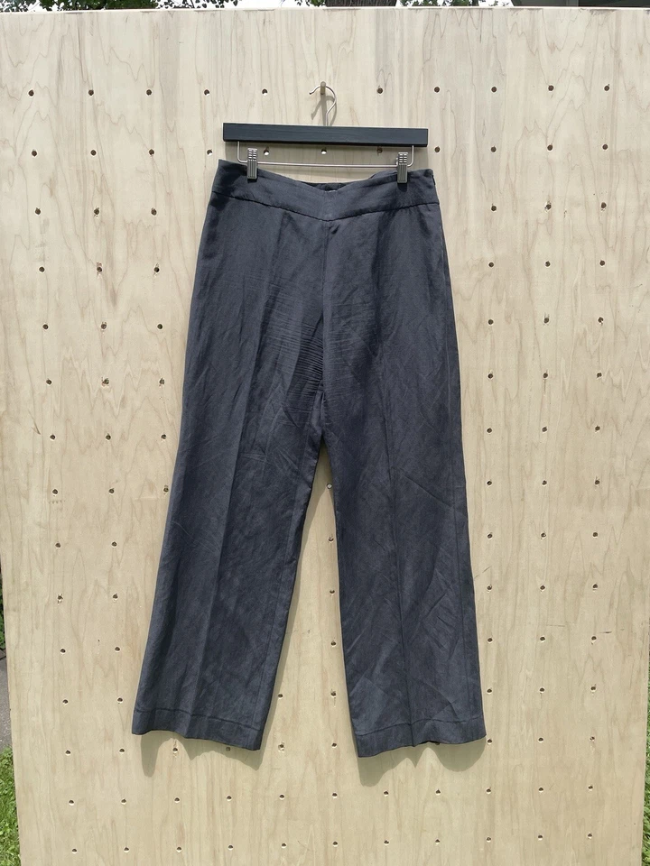 Armani Collezioni 2010 на заказ брюки брюки размер 8 44 шелк лен