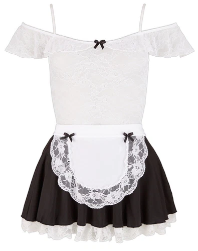Cottelli Collection Erotic Maid - Sexy Costume da Domestica Trasparente S M L XL - Bild 5 von 8