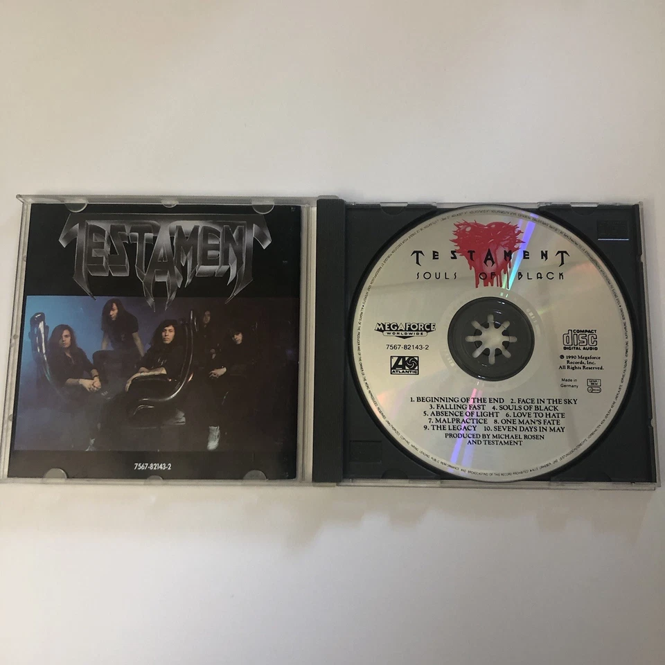 TESTAMENT Souls Of Black (CD 1990 Megaforce/Atlantic) signiert signed TOP!!! - Bild 3 von 3