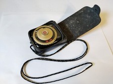 Vintage GENERAL ELECTRIC Exposure Meter Type PR-3 Leather Case  Strap