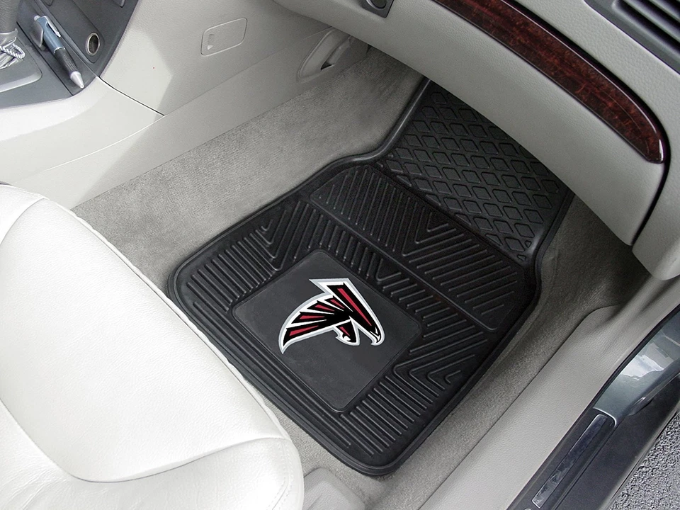 NFL Atlanta Falcons Car Truck 2 Front Heavy Duty Rubber Vinyl Floor Mats - Image 2 of 4