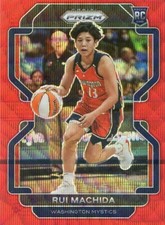2022 Panini Prizm WNBA RUI MACHIDA RC ROOKIE #20 RED RUBY WAVE PRIZM MYSTICS
