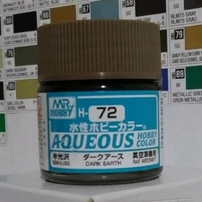Gunze Aqueous Hobby Color paint H-72, Dark Earth.