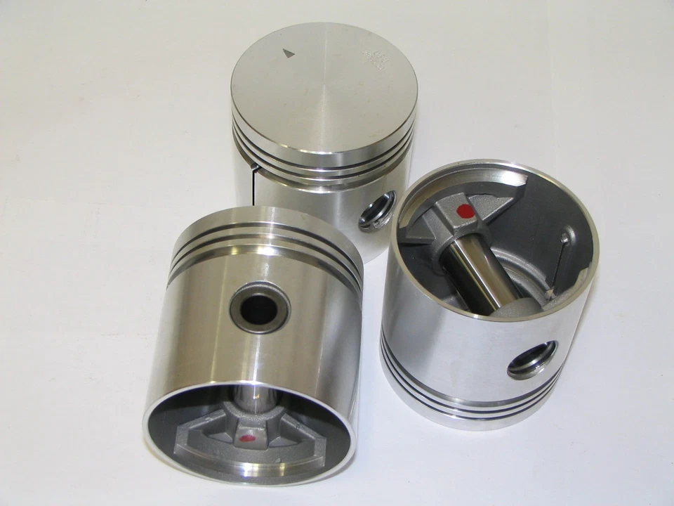 8 pistões e anéis 1936-1949 Pontiac 249 8 cilindros 36 37 38 39 40 41 42 46 47 48 49 - Imagem 4 de 4