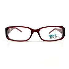 Next Issue AN 186 COL 30 Wine Red Rectangle Eyeglasses Frames 54[]16 135 mm A6