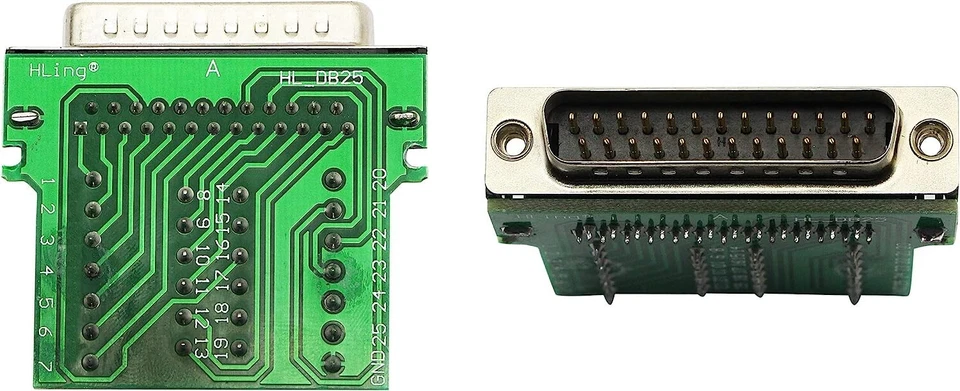 CERRXIAN DB25 Breakout Board DB25 Male D-SUB Connector to DB25 Screw  - Image 2 of 4