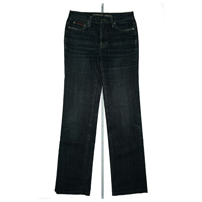 BLUE FIRE Gloria Damen Stretch Jeans Comfort Schlag Hose Gr.36 W28 L34 Blau TOP.
