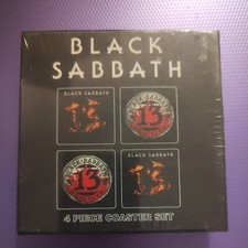 Black Sabbath Ozzy Osbourne 13 Album 4 Piece Coaster Set - Band Merch - Boxed