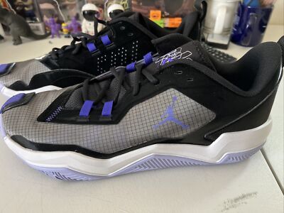 JORDAN MENS ONE TAKE 4 BASKETBALL SHOES #DO7193 051 Black / Dark Concord White