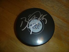 Barret Jackman Nashville Predators Signed/Auto Puck  COA   Blues