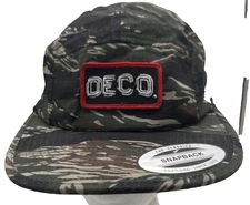 Men's Hat Camo Yupoong The Classics Cotton Embroidered Hunting Fishing Cap DECO