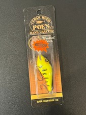 Poe's Super Cedar Fishing Lure Series 1100 Wide Bill 2-1/8"