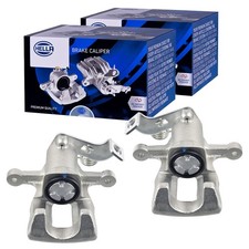 2x HELLA BREMSSATTEL HINTERACHSE passend für HYUNDAI I20 2 KIA RIO 3