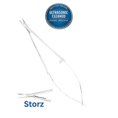Storz E-3218MM Castroviejo Universal Mini Corneal Scissors, Blunt