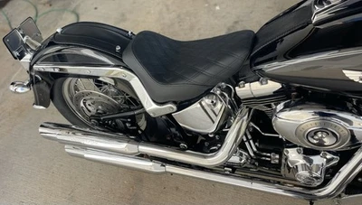 Saddlemen Renegade Lattice Solo Seat 2006-2017 Harley Softail Heritage Deluxe - Image 1 of 4