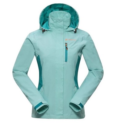 ALPINE PRO Wintona Womens Waterproof Hiking Jacket Turquoise Softshell Hooded XL