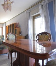 Tavolo antico allungabile in legno di noce da pranzo quadrato d'epoca 900 + Prol