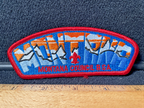 Montana Council Boy Scouts of America BSA CSP Patch, Plastic Back - Picture 2 of 6