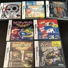 Nintendo DS Game Lot Bundle - Tested CIB - Bejeweled, Solitaire, Classic Games