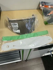 6D HELMETS 0130-1037 82-5008ATS-1R Helmet Race Shield light smoke, with tear off