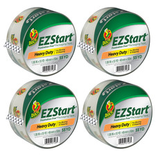 Duck Brand EZ Start Packaging Tape: 1.88 in. x 54.6 yds. Clear  4-pack 