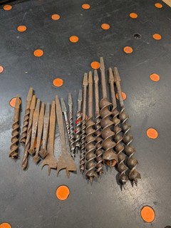Vintage Auger And Brace Drill Bits