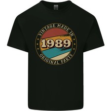 Camiseta de algodón ligero vintage hecha en 1989 para hombre 36 cumpleaños