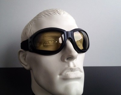 Bandito MOTORRADBRILLE Motorrad-Brille getönte Gläser Vintage Retro Oldschool